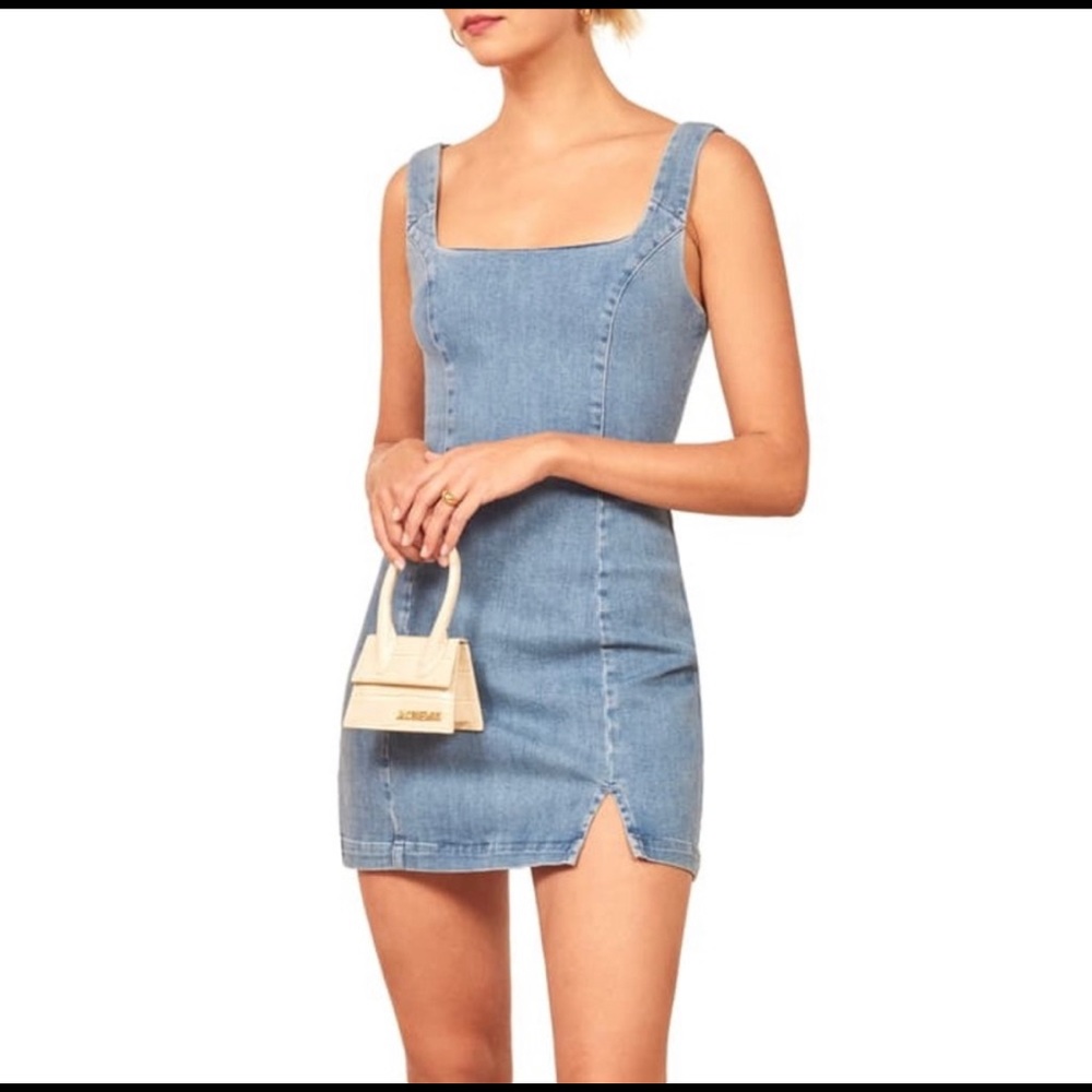 Reformation Mark Chambray Dress